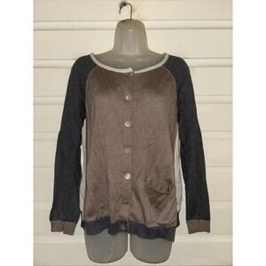 Anthropologie Lilis Closet Cotton Blend Button Front Cardigan Sweater Size S